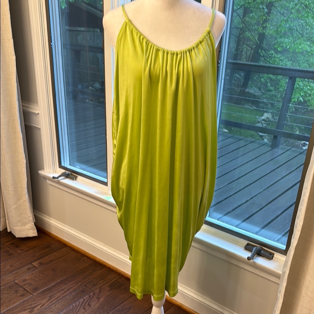 Young Fabulous & Broke Neon Green Victoria Dress NWT 💯 Viscose
